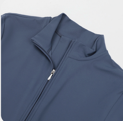 Long-Sleeve Active Jumpsuit