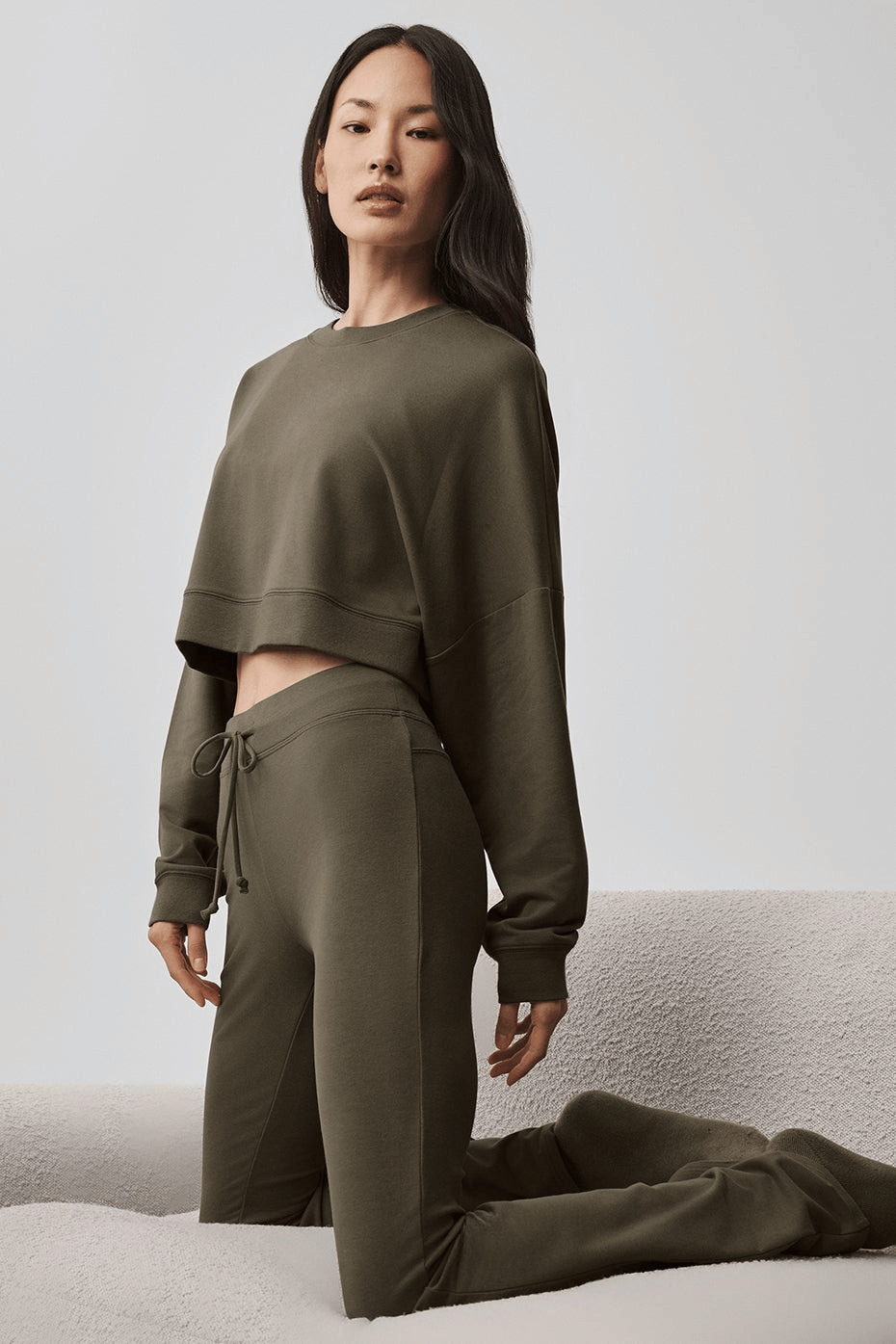 Bootcut Sweatpant - Matcha Mood