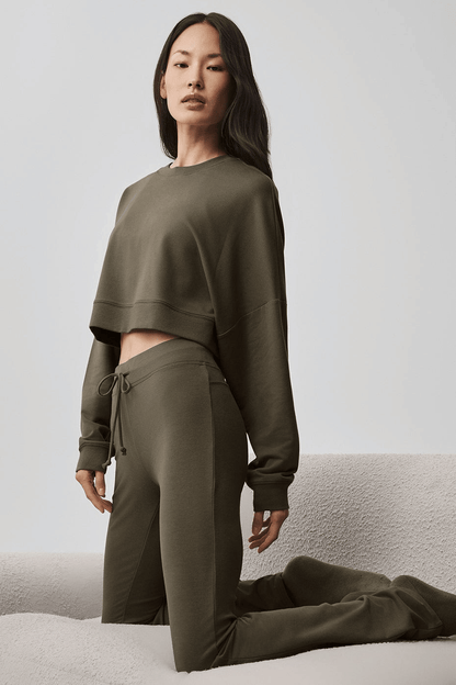 Bootcut Sweatpant - Matcha Mood