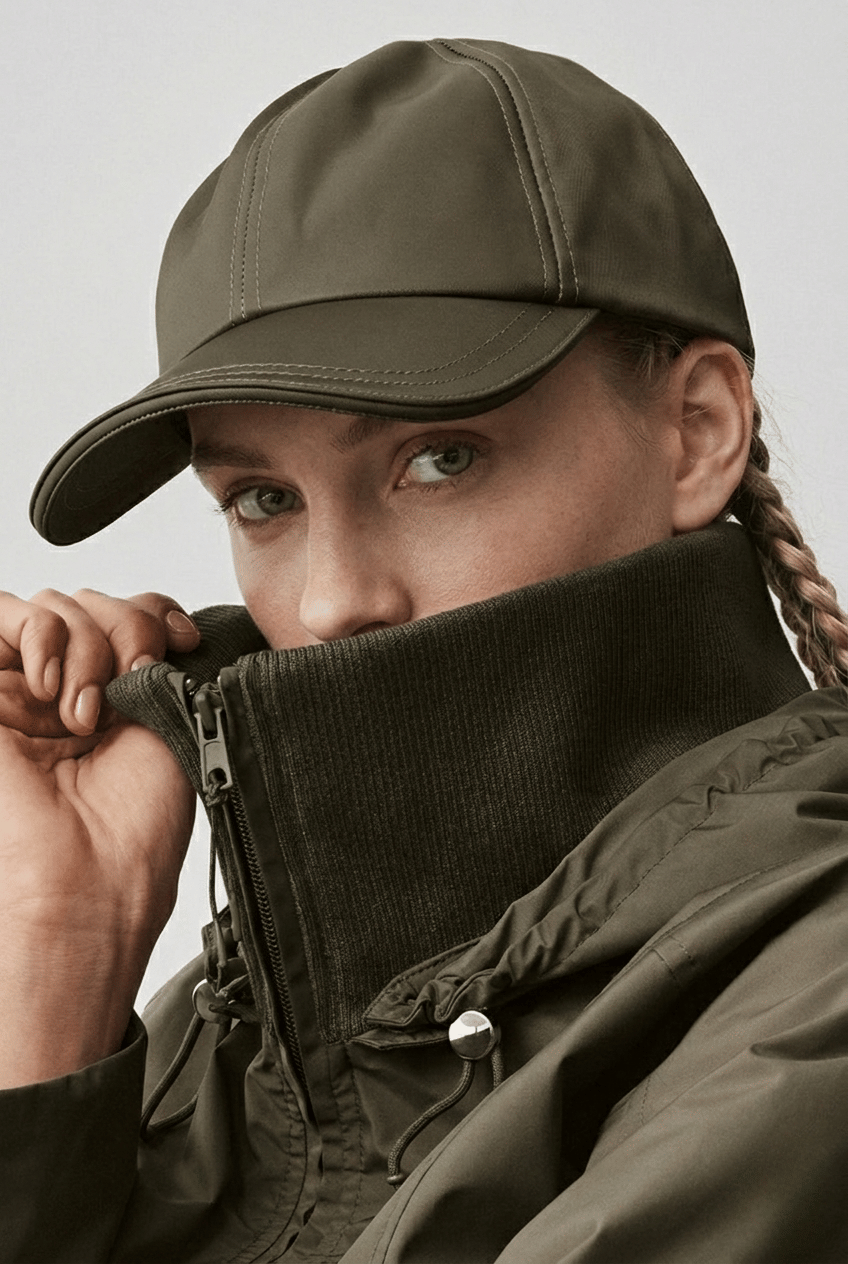 Satin Off-Duty Cap - Matcha Mood