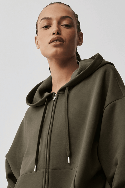 Full Zip Hoodie - Matcha Mood