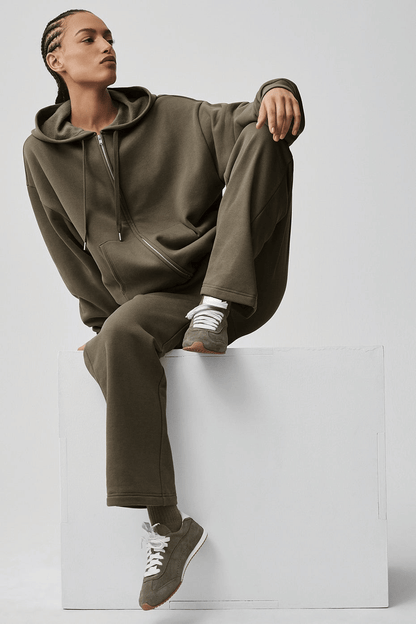Straight Leg Sweatpant - Matcha Mood