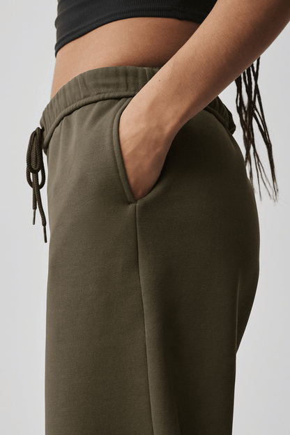 Straight Leg Sweatpant - Matcha Mood