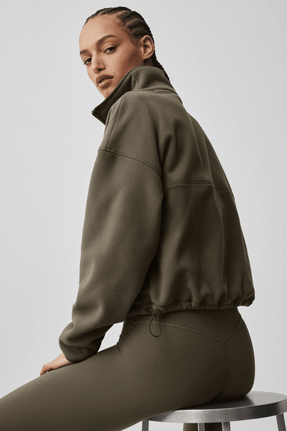 Polar Fleece Retreat Cover Up - Matcha Mood