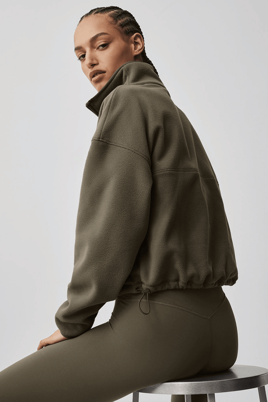Polar Fleece Retreat Cover Up - Matcha Mood