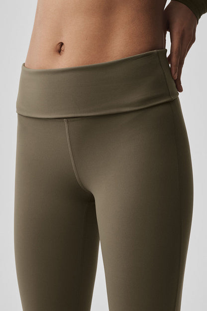 Softsculpt Foldover Flare Legging - Matcha Mood