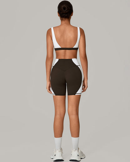 Lyra Seamless Shorts - Brown