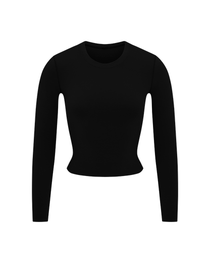 Long Sleeve Tee - Black