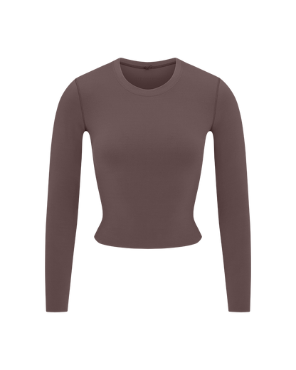 Long Sleeve Tee - Taupe