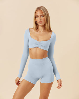Long Sleeve Top | Light Blue