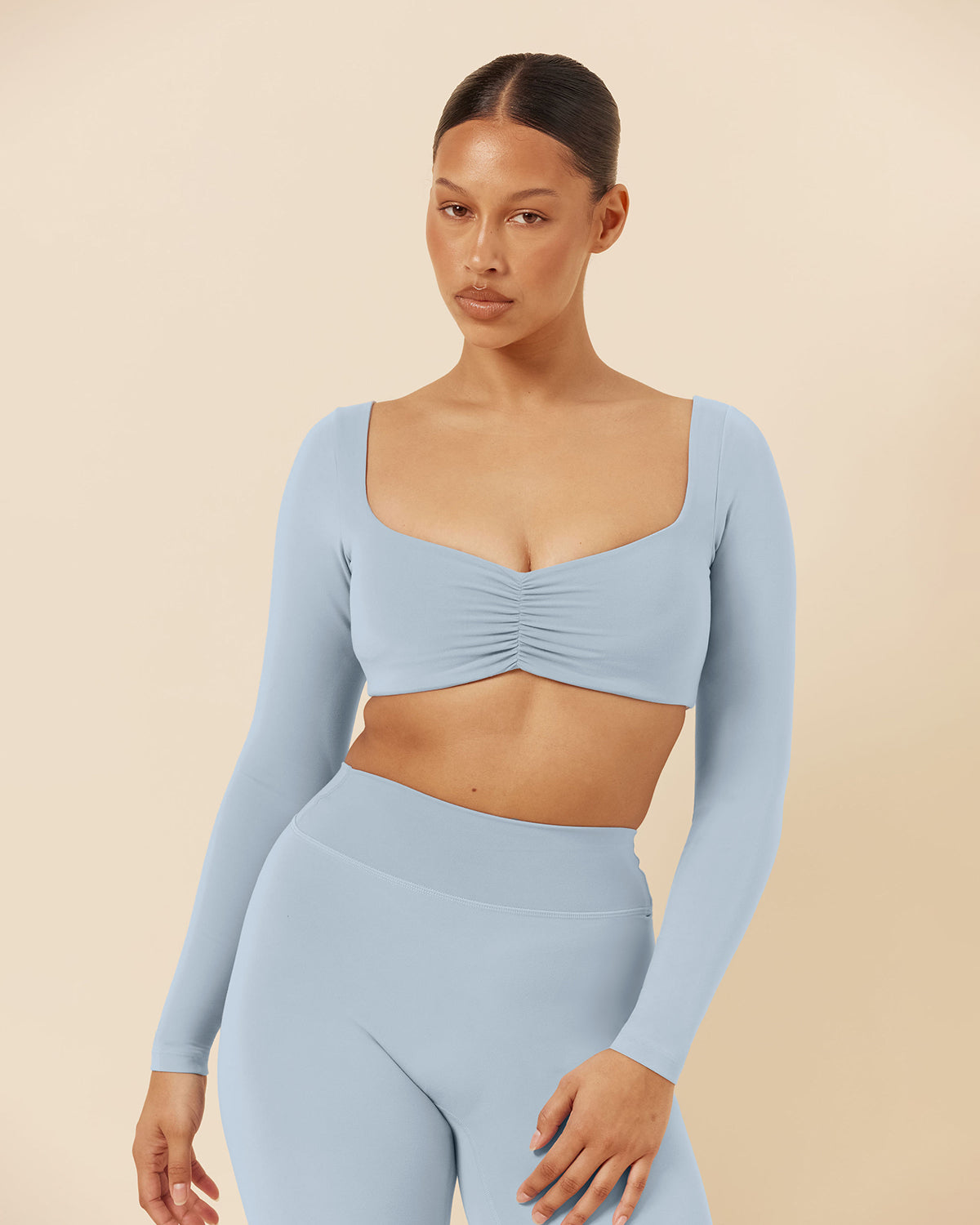Long Sleeve Top | Light Blue