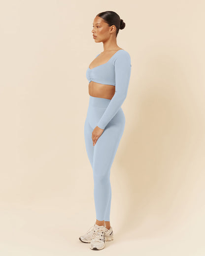 Long Sleeve Top | Light Blue