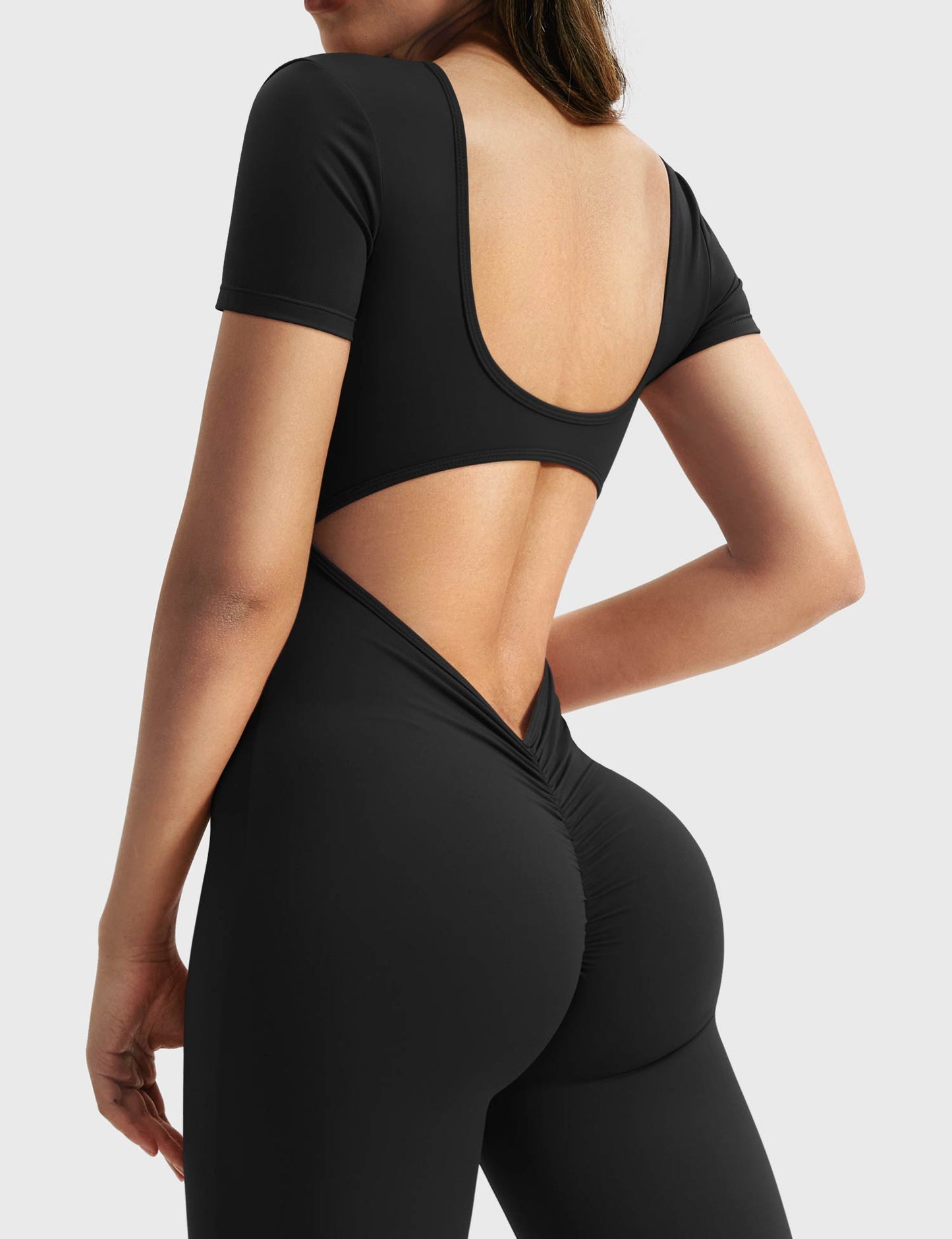 Short Sleeves Jumpsuit