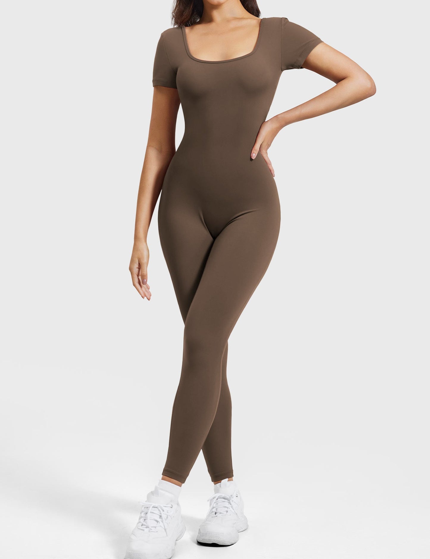 Short Sleeves Jumpsuit