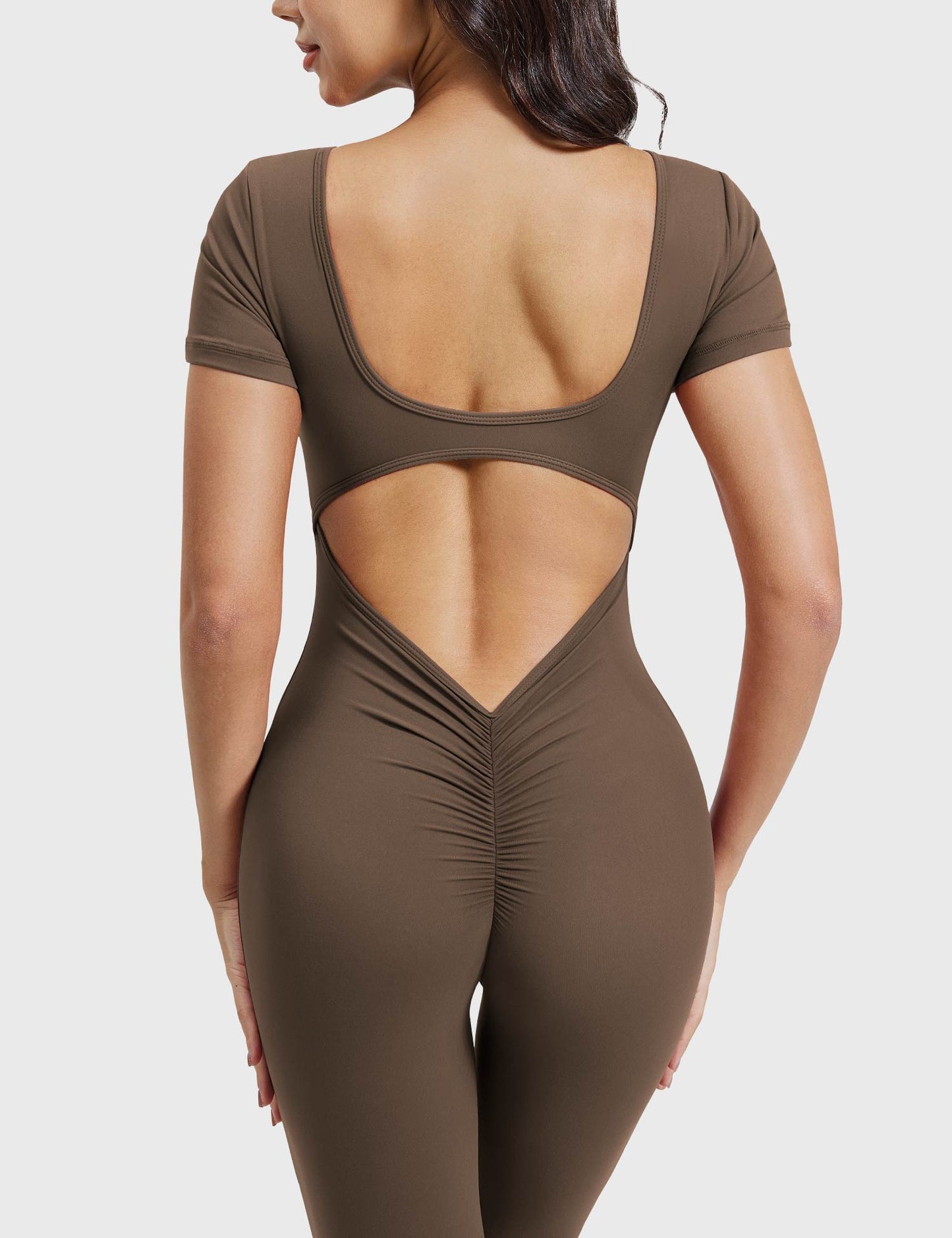 Short Sleeves Jumpsuit
