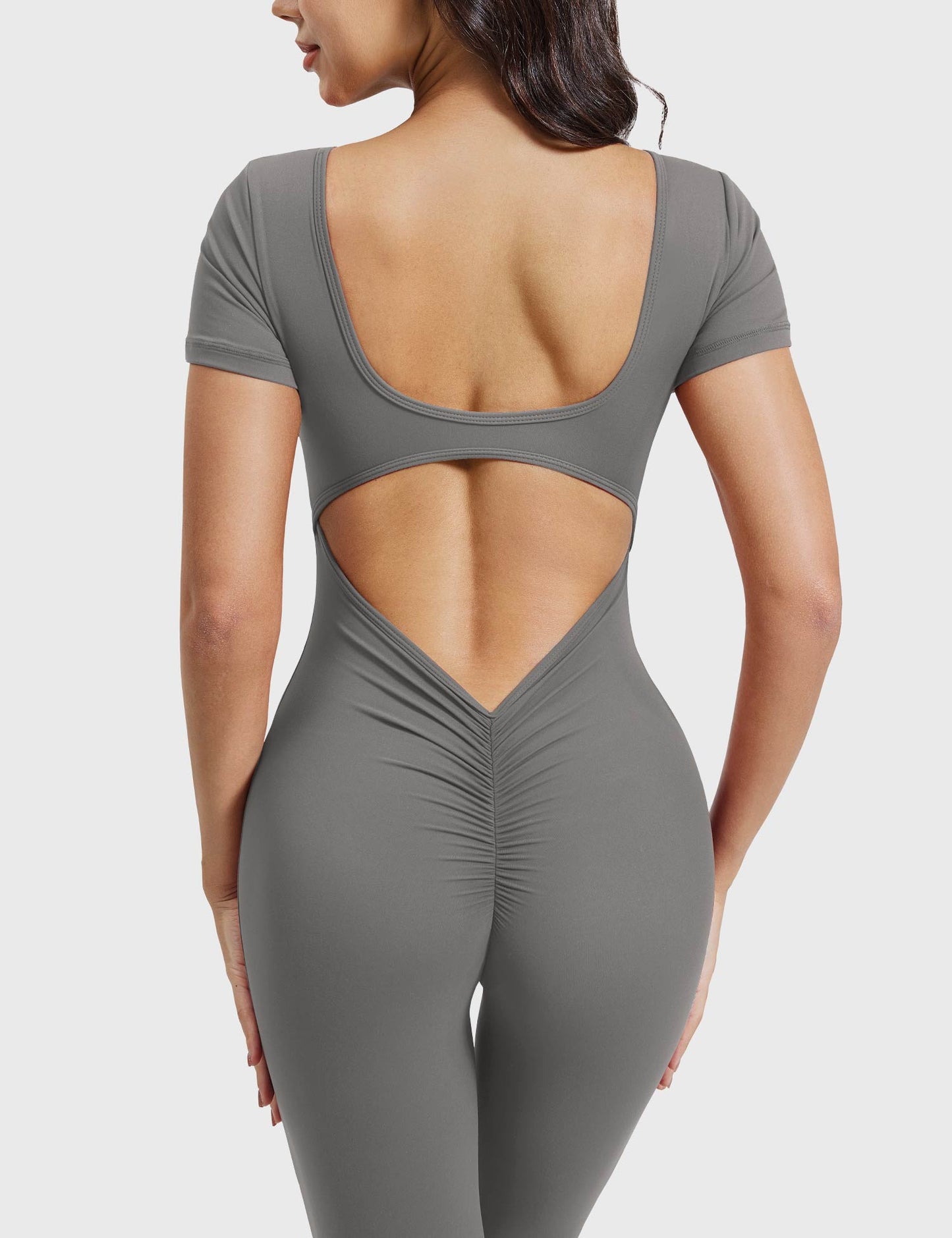 Short Sleeves Jumpsuit