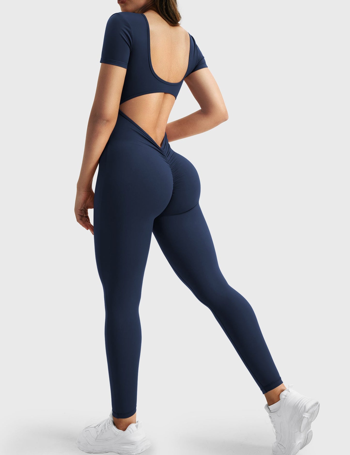 Short Sleeves Jumpsuit