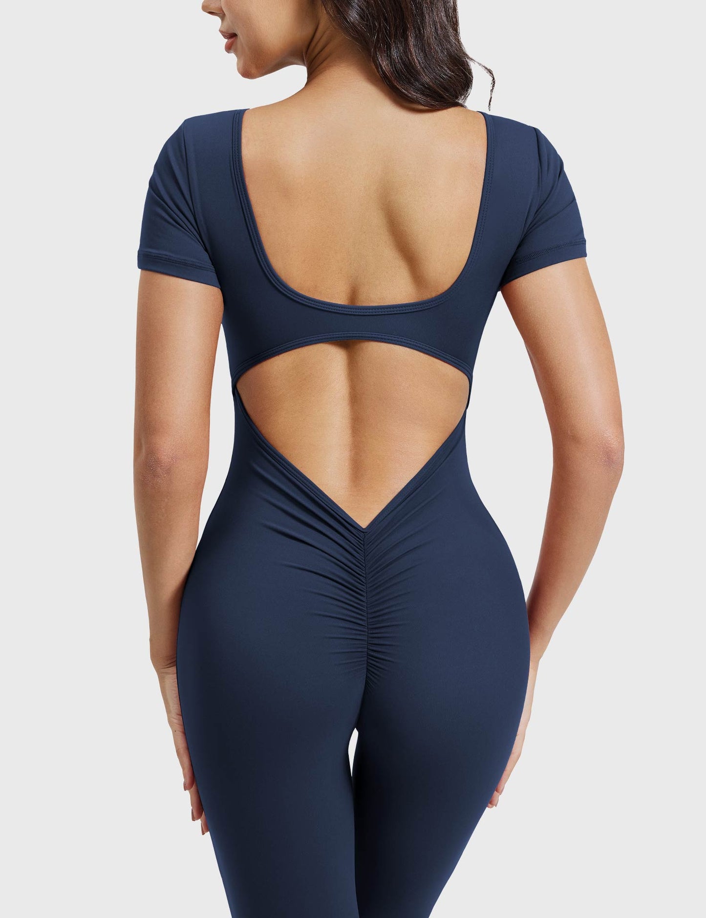 Short Sleeves Jumpsuit