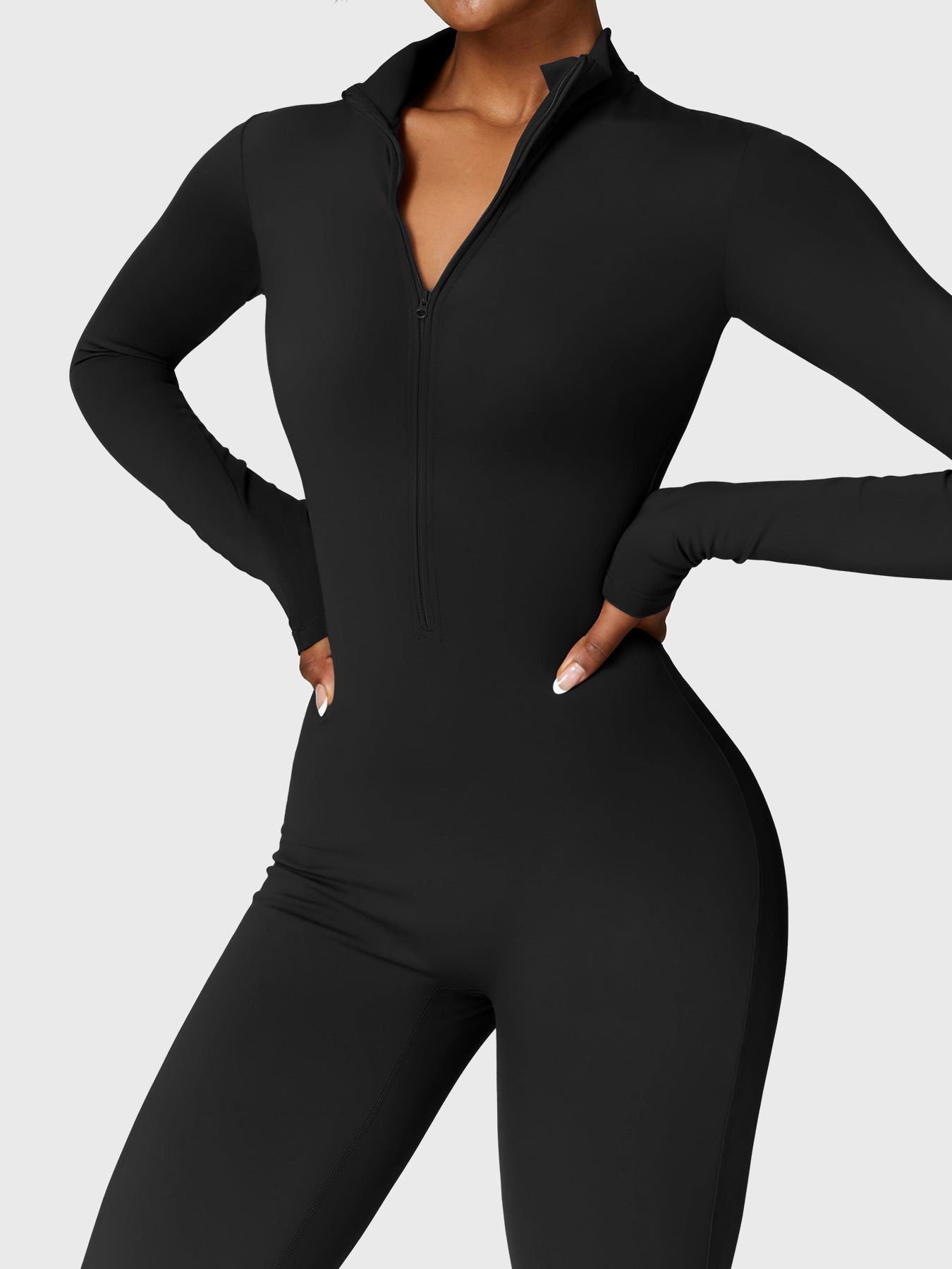 Lara Fleece Long Sleeve Jumpsuit