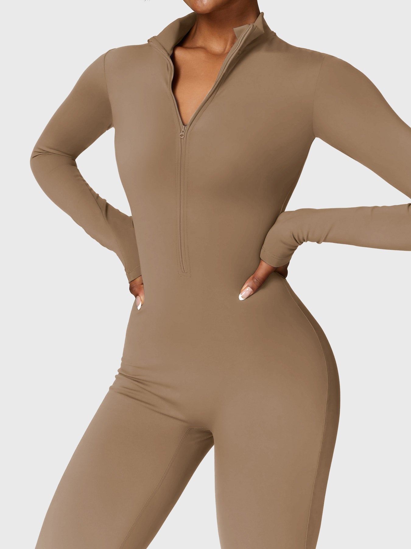 Lara Fleece Long Sleeve Jumpsuit