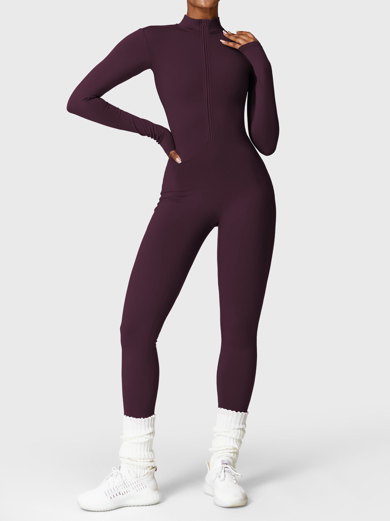 Lara Fleece Long Sleeve Jumpsuit