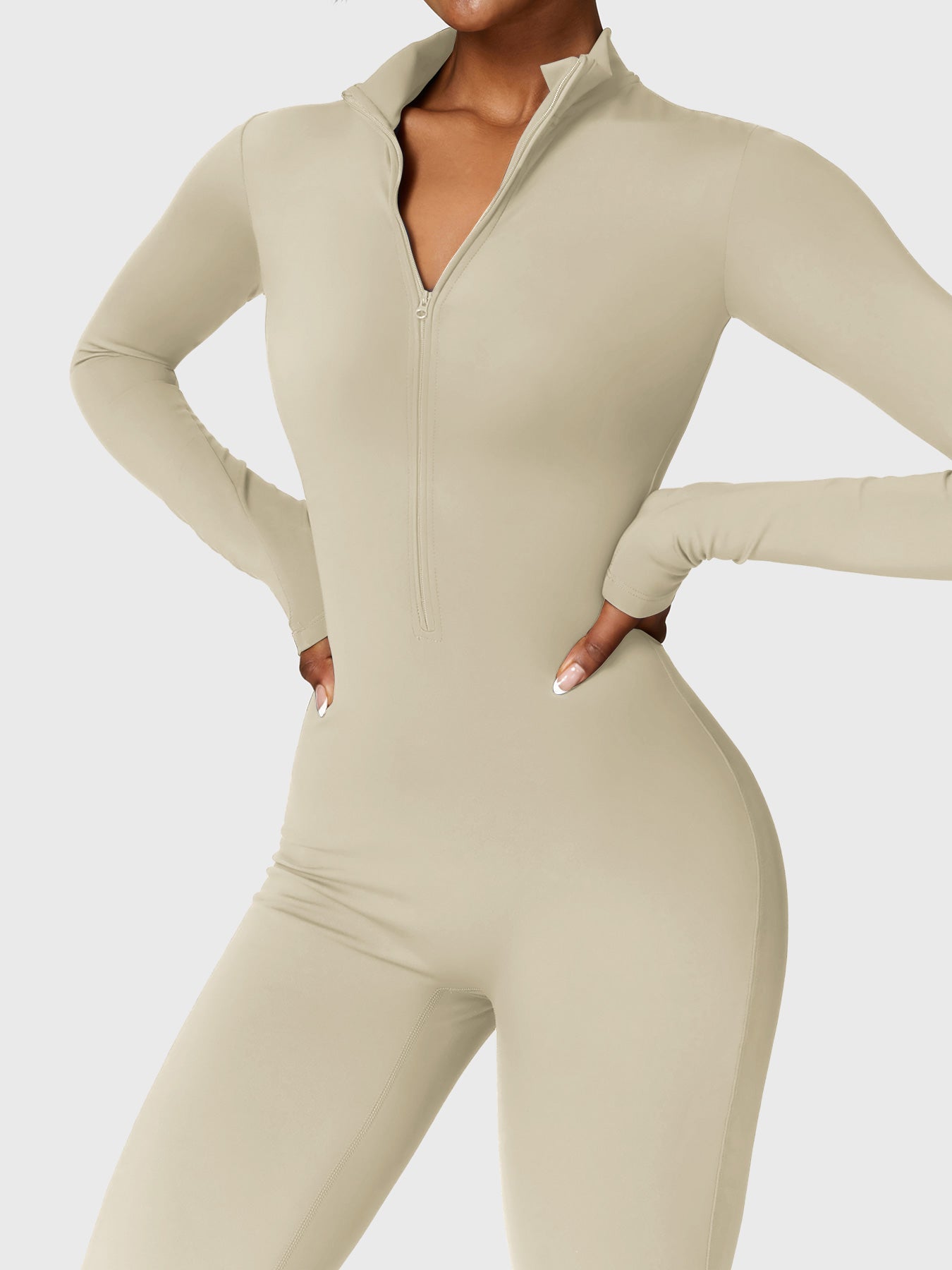Lara Fleece Long Sleeve Jumpsuit